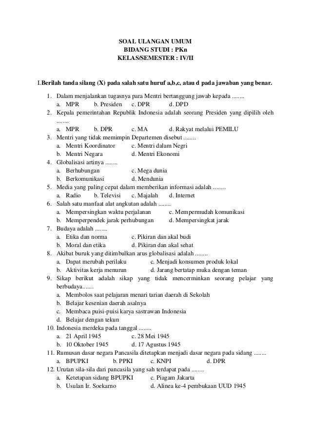 5 Kunci Sukses Siap Ujian: Unduh Soal PKN Kelas 2 SD Semester 1 PDF 2026 Terbaru!
