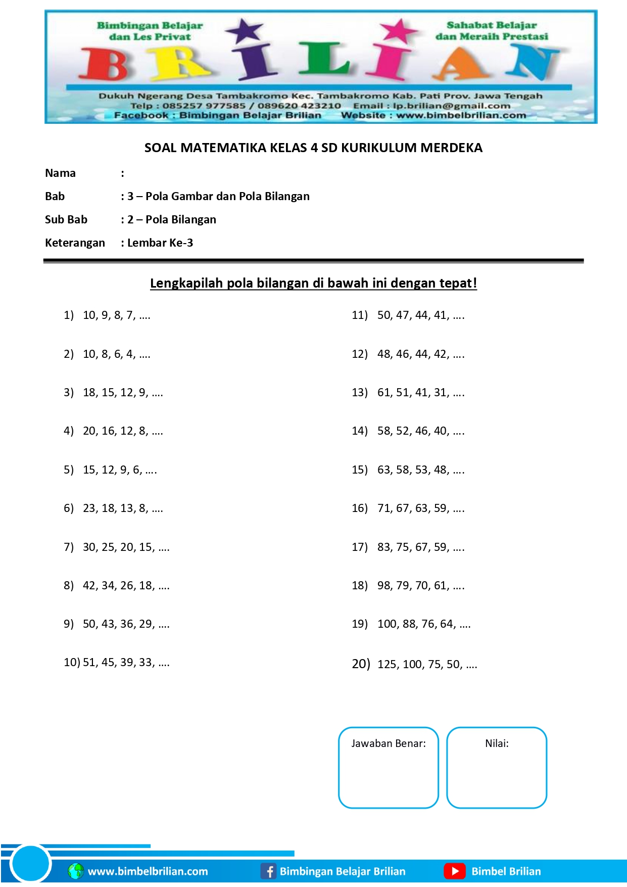Memahami Soal Matematika Kelas 4 SD