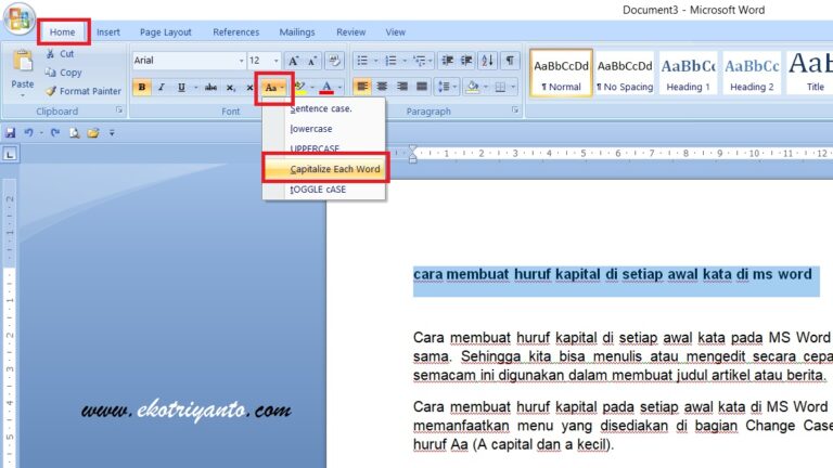 7 Cara Mengubah Word Menjadi Huruf Kapital Otomatis yang Jarang Diketahui, Ternyata Semudah Ini di 2026