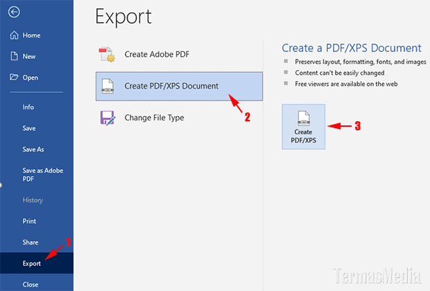 3 Cara Mengubah Atau Mengkonversi Dokumen Microsoft Word Ke PDF