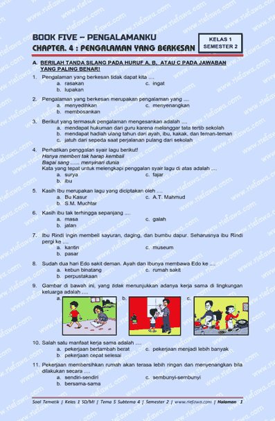 Rahasia Sukses Belajar dengan Contoh Soal Tema 5 Subtema 4 Kelas 1 yang Wajib Tahu Rahasia Sukses Belajar dengan Contoh Soal Tema 5 Subtema 4 Kelas 1 yang Wajib Tahu