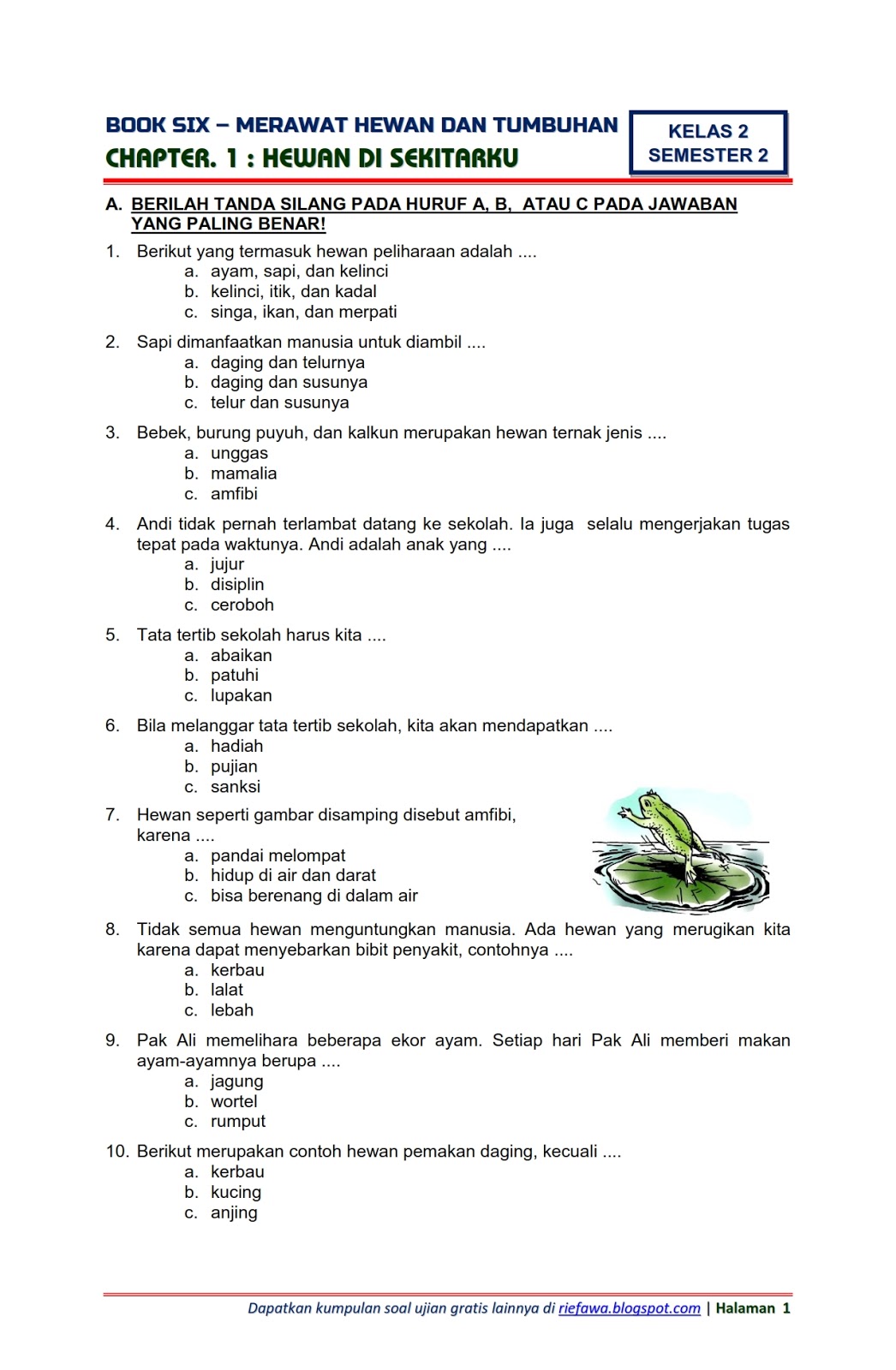 Terbukti 7 Rahasia Contoh Soal Tema 6 Subtema 1 Kelas 2 yang Bikin Nilai PTS Meningkat Terbukti 7 Rahasia Contoh Soal Tema 6 Subtema 1 Kelas 2 yang Bikin Nilai PTS Meningkat