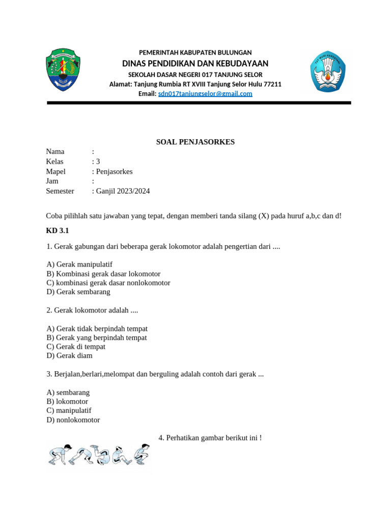 Ternyata Kumpulan Soal Penjaskes Kelas 3 SD 2026 Ini Paling Sering Keluar